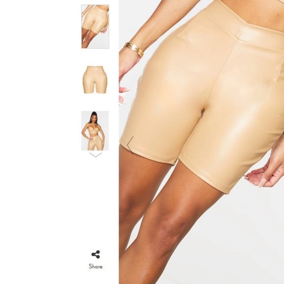 COPY - NEW! Shape Stone PU Cup Detail Bralet - Size 6 US - Picture 2 of 5